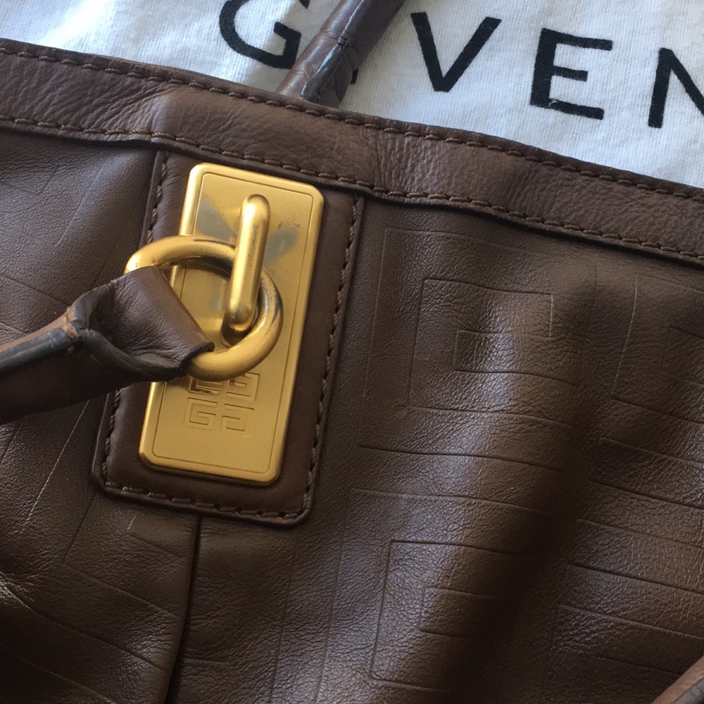 Authentic Givenchy Pleated Convertible tote - Picture 2 of 7